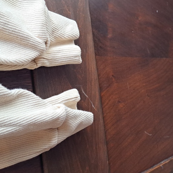 Carter's Classic vintage boys size 3/6 months beige overalls - Picture 4 of 5